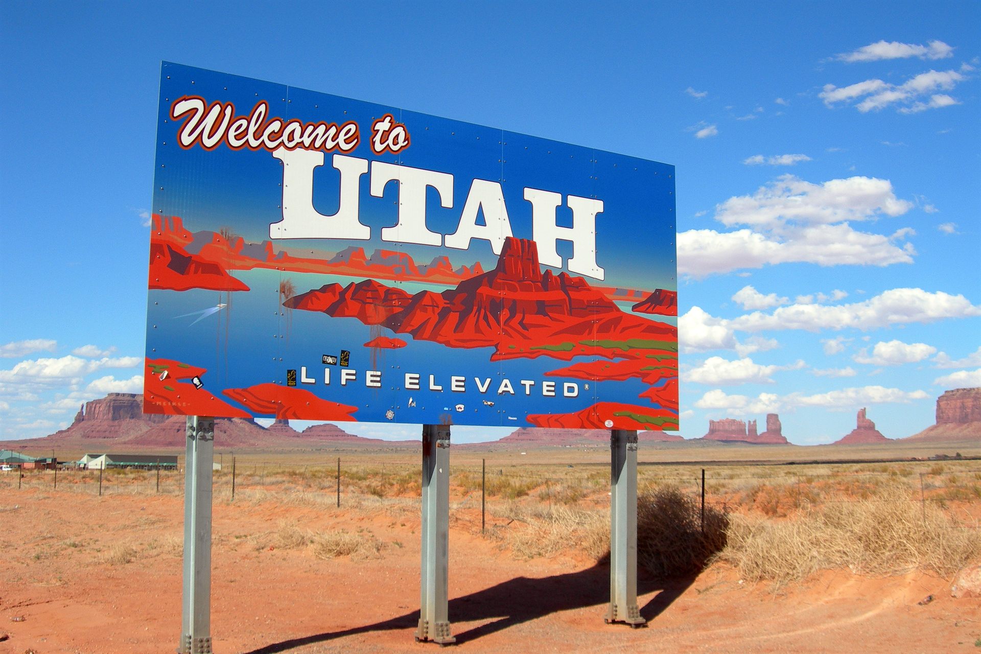 Las formaciones de Monument Valley en el oeste de EEUU