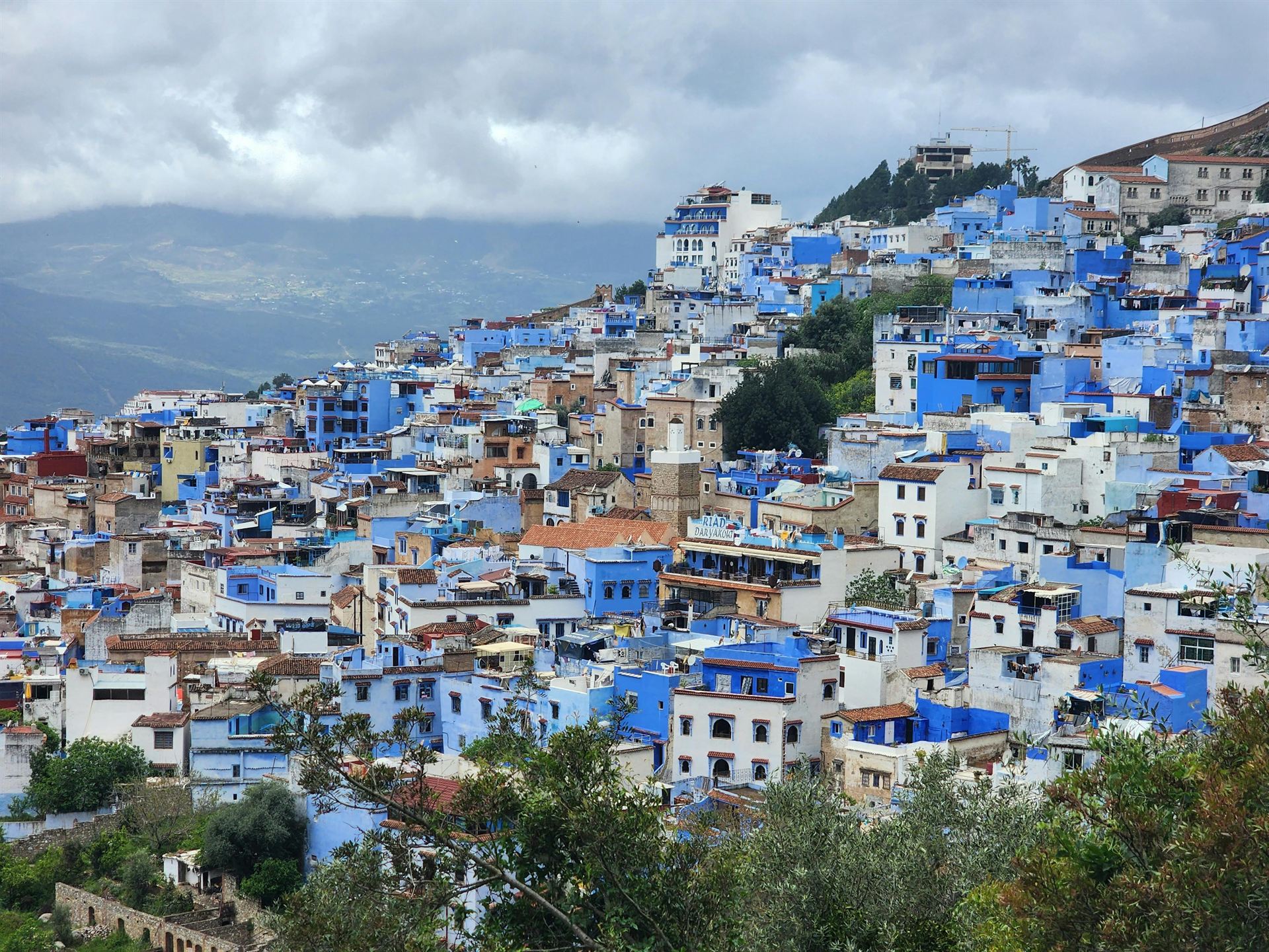Calles azules de Chefchauen