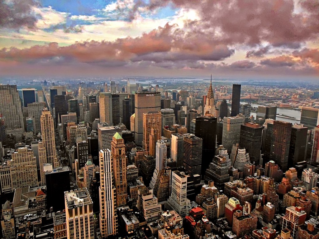 Rascacielos desde el Empire State