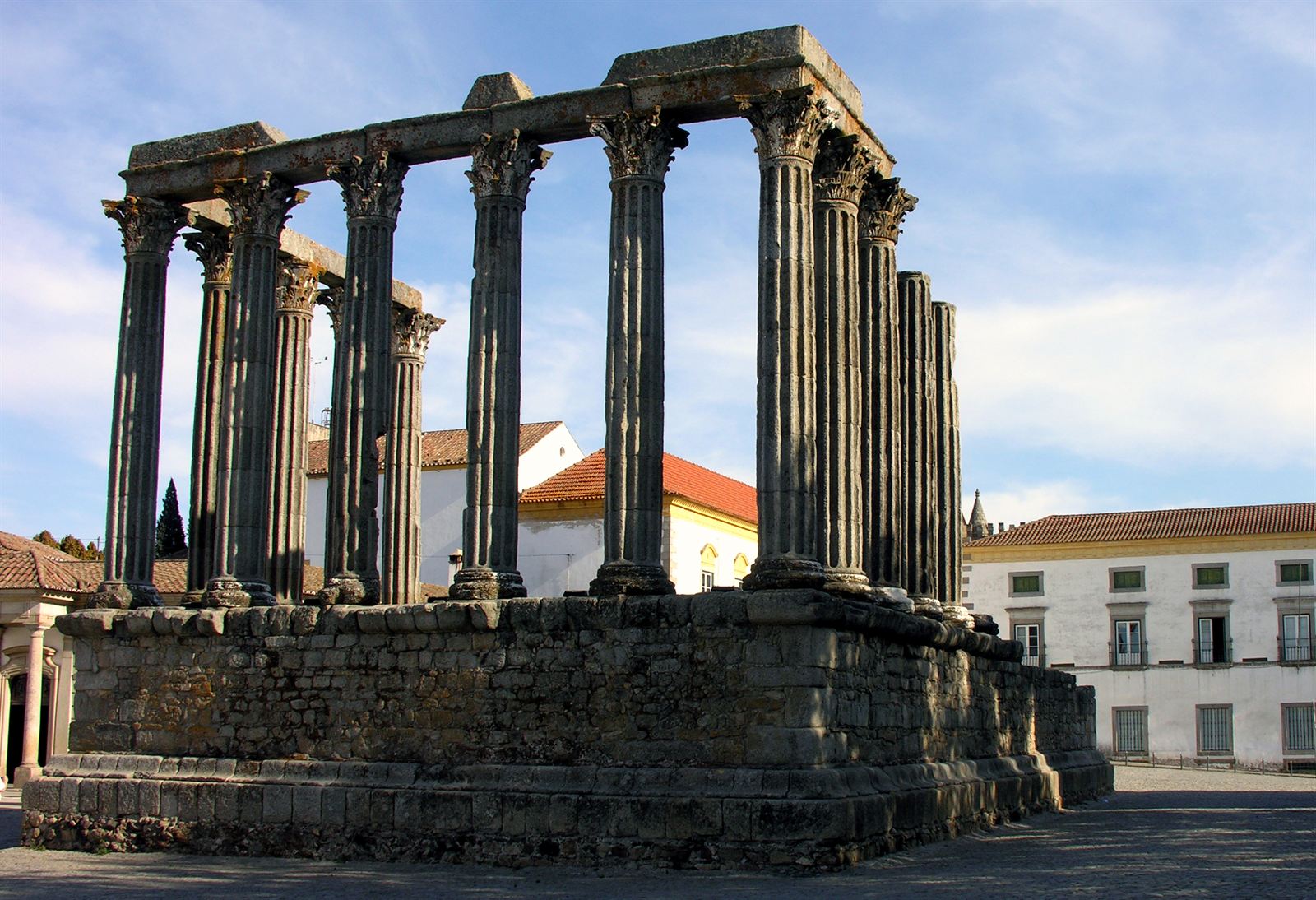 Templo romano de Évora, en el Alentejo