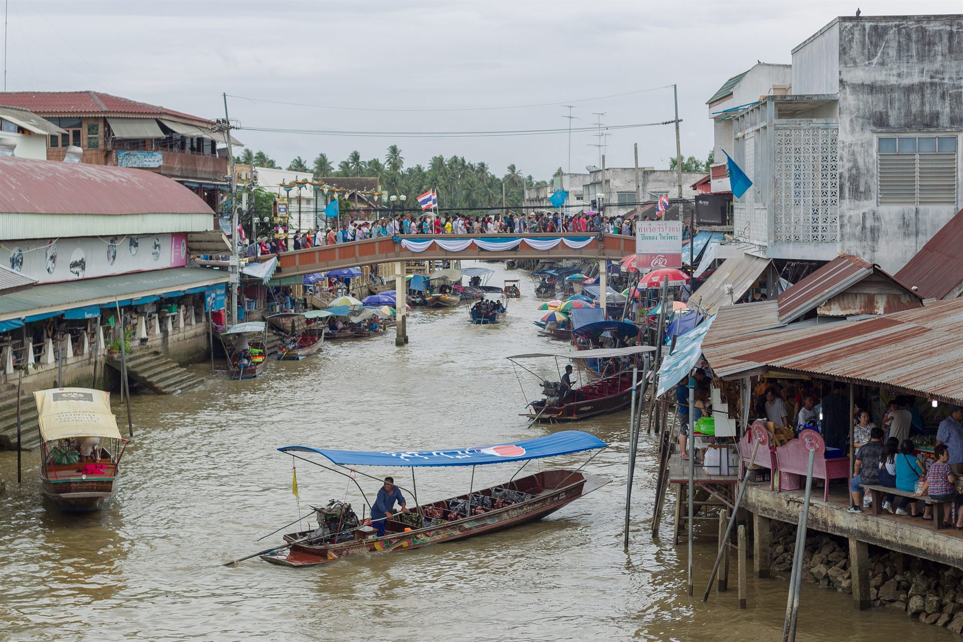 Mercado flotante Tailandia